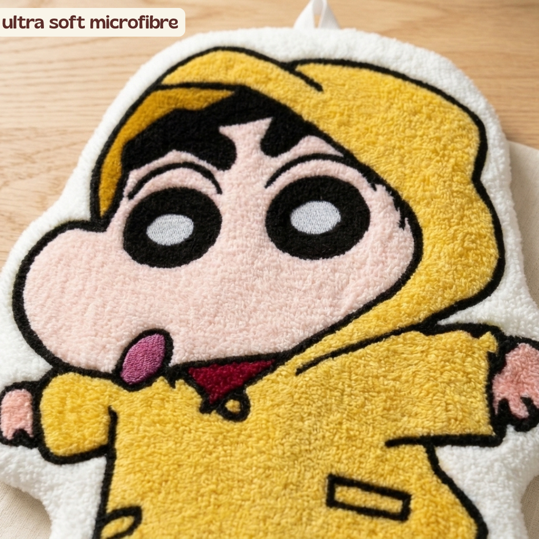 Shinchan and Friends Hand Towel | | Soft Terrycloth Hand Towels