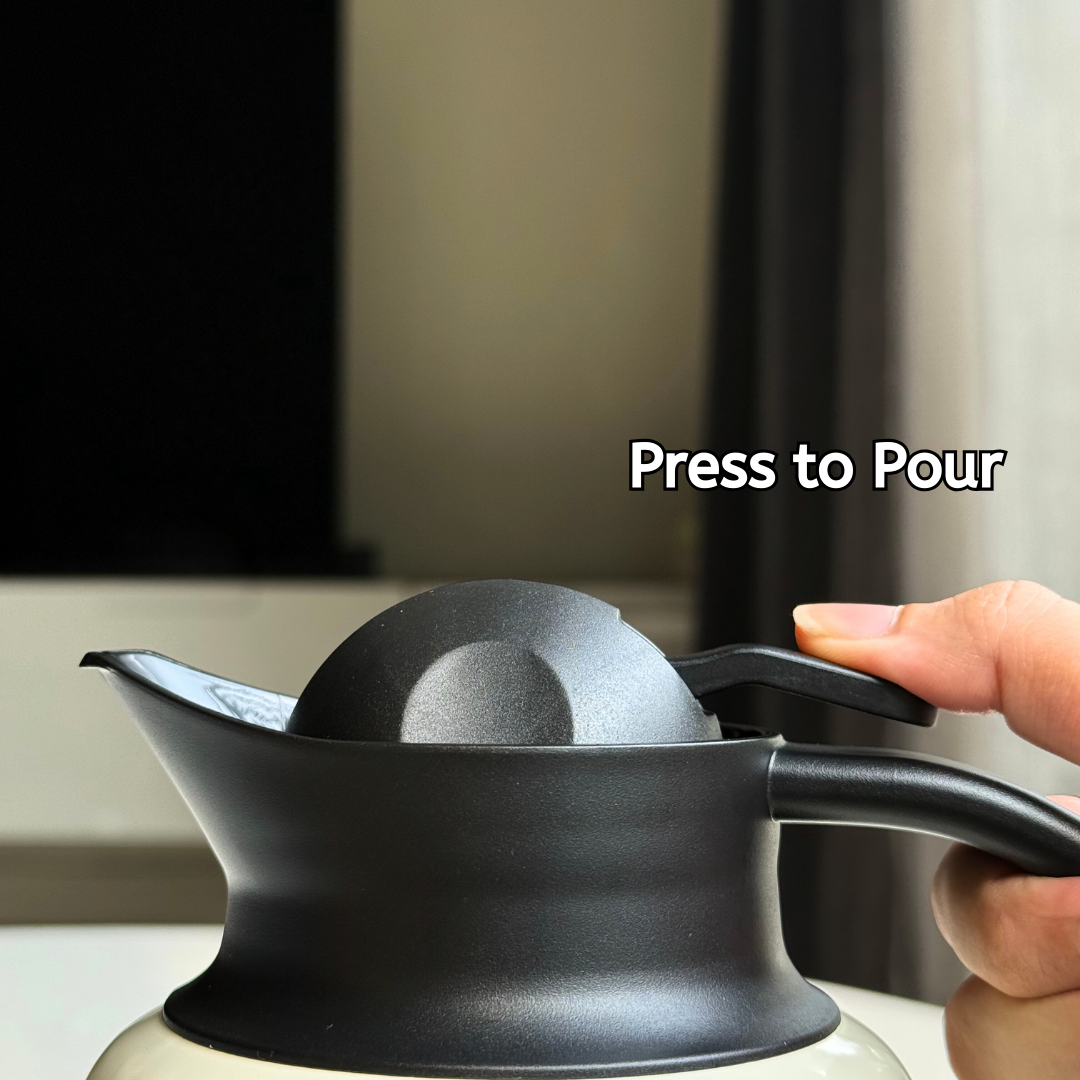 Vacuum Insulated 1000ml Stainless Steel Kettle Pot