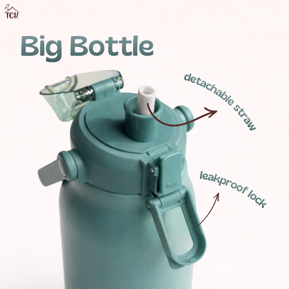 The Big Bottle | 1.7L Capacity| 316 Stainless Steel Bottle