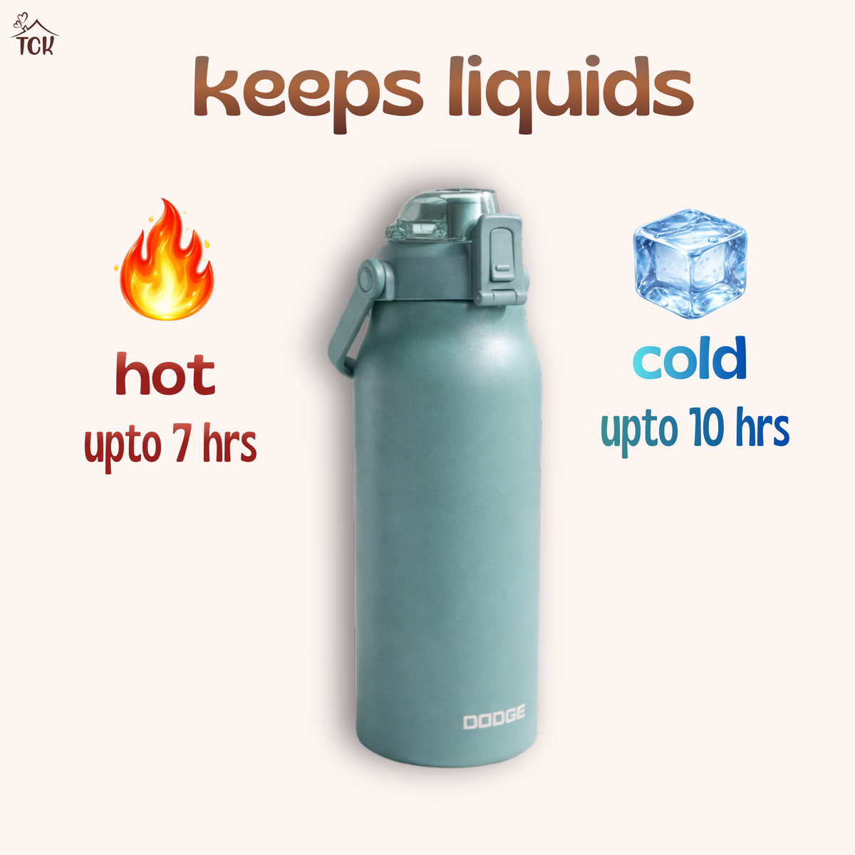 The Big Bottle | 1.7L Capacity| 316 Stainless Steel Bottle