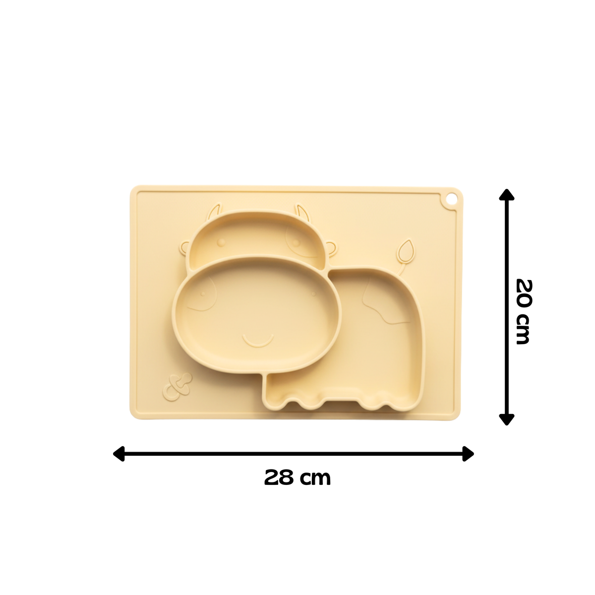 Meal Time Set | Soft Silicone Meal Plate with Animal Shapes for Kids