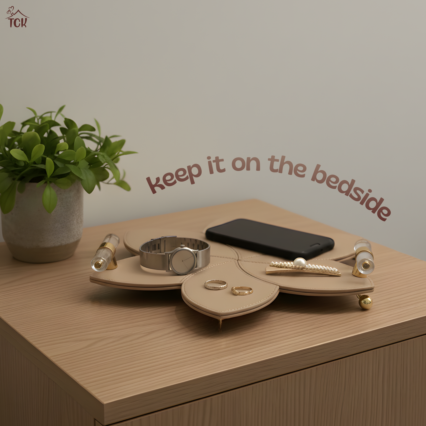 Luxe Faux Leather Serving & Décor Tray (Set of 2)