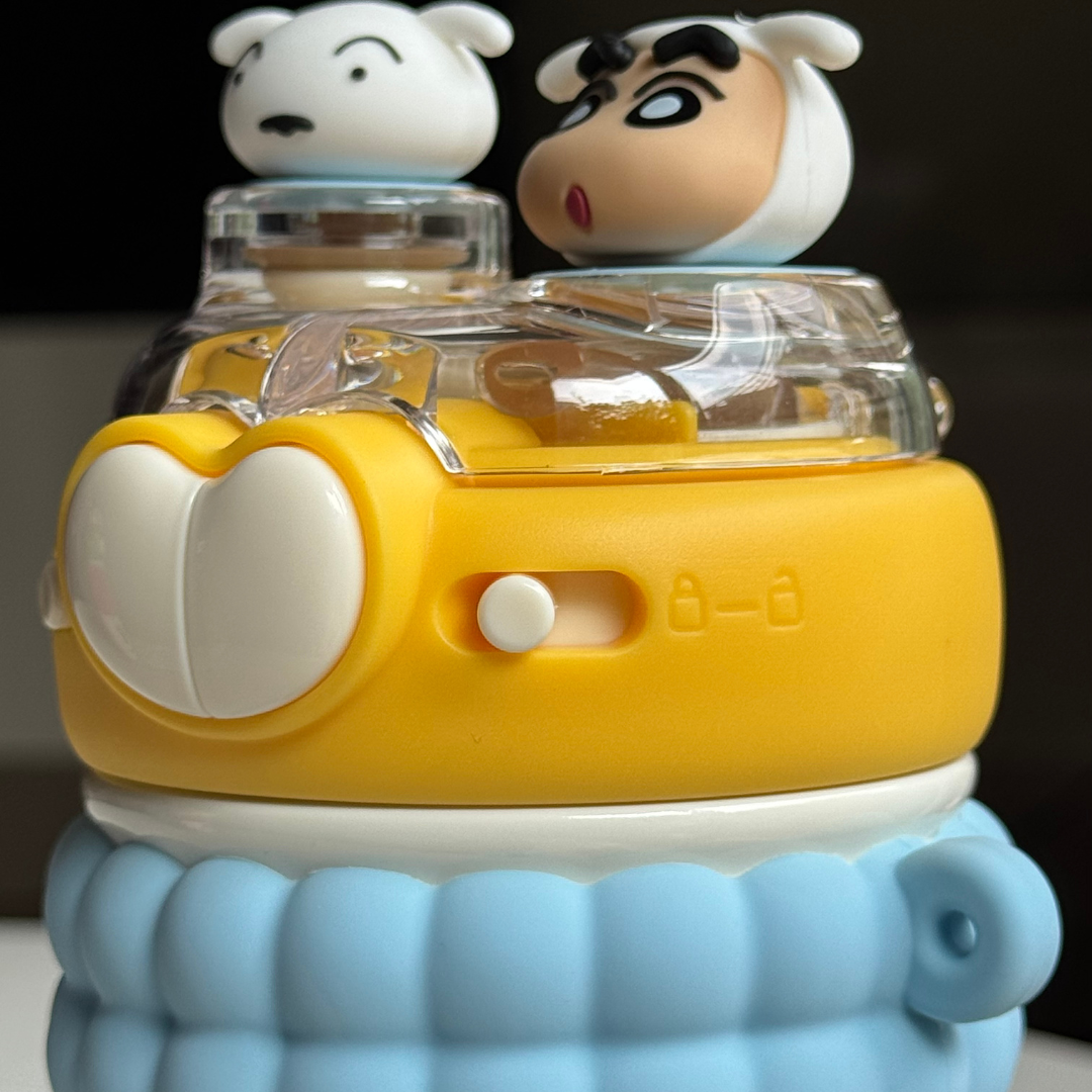 Shinchan Double Head Drink Stainless Steel Bottle | Insulated bottles for Toddlers|  520 ml