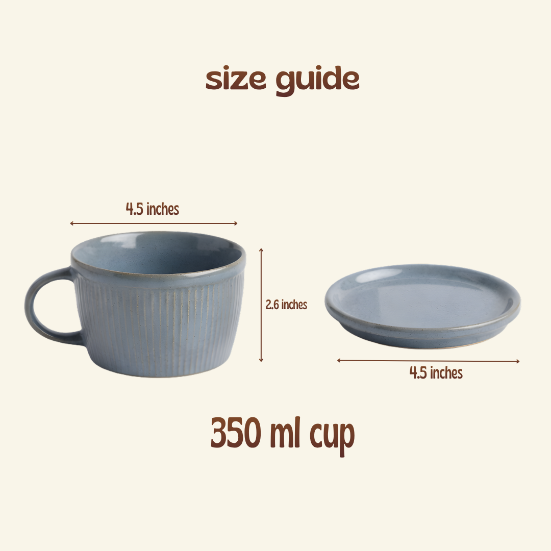 Ceramic Soup Cup with Multi-functional Lid & Saucer
