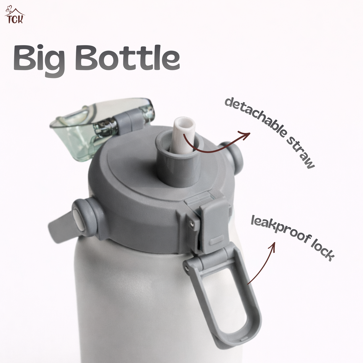 The Big Bottle | 1.7L Capacity| 316 Stainless Steel Bottle