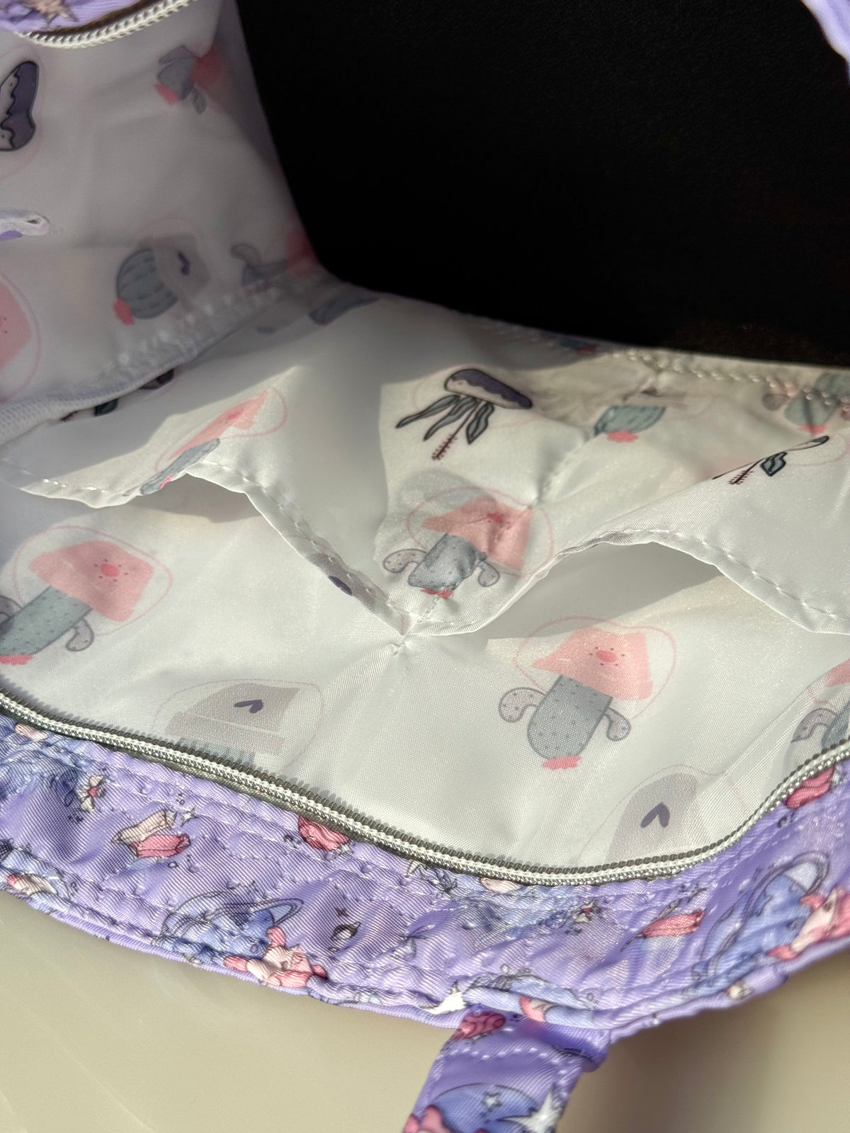 Mini Tote Bag | Quilted Water Resistant Tote Bag
