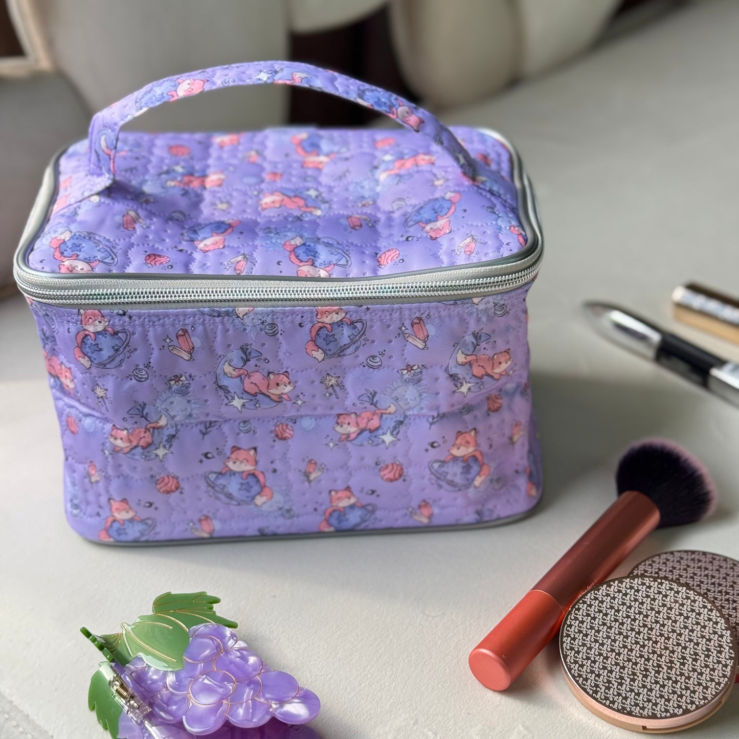 Vanity Bag | Quilted Water Resistant Vanity Bag