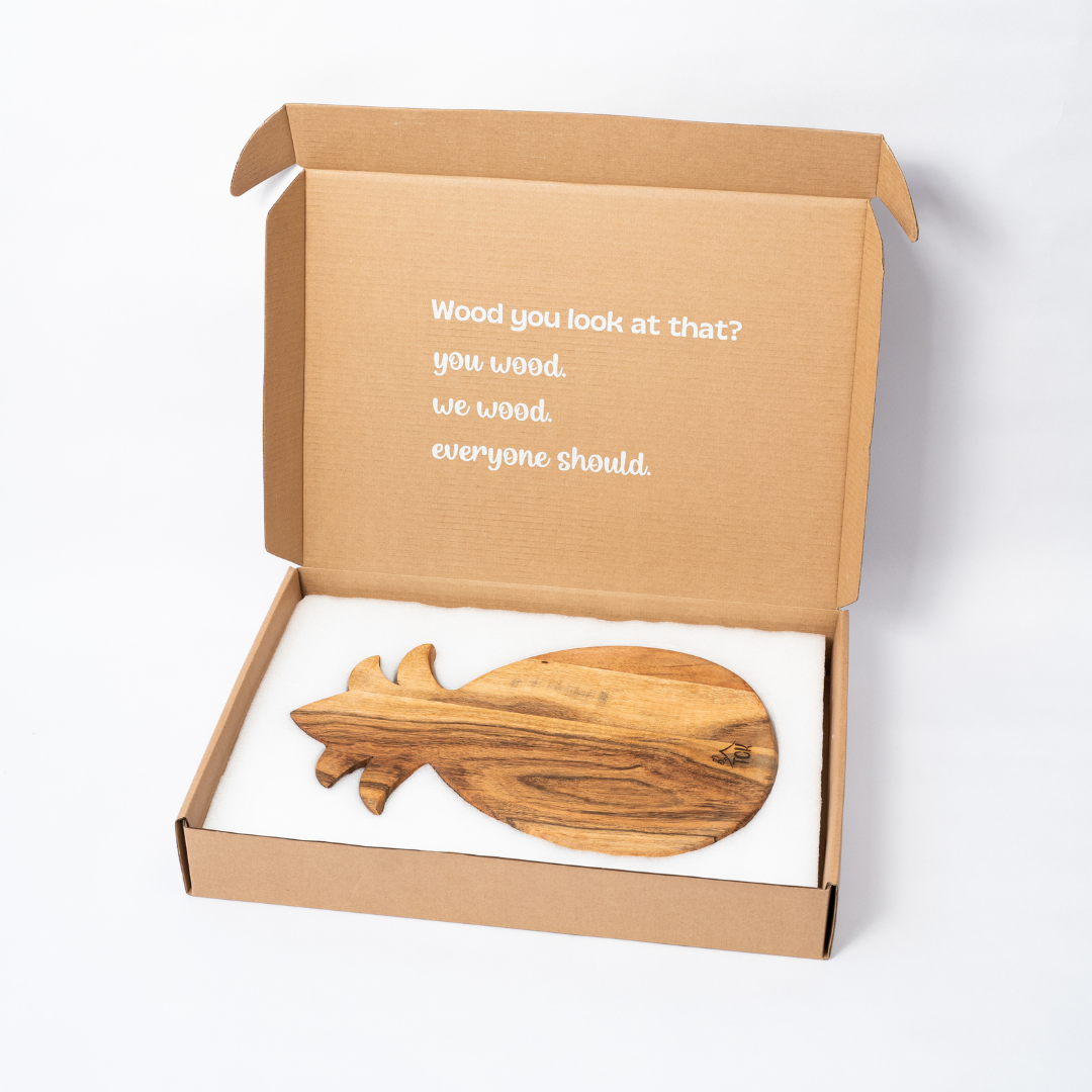 Chopping Board | Premium Acacia Wood Chopping and Serving Board with Beeswax Finish