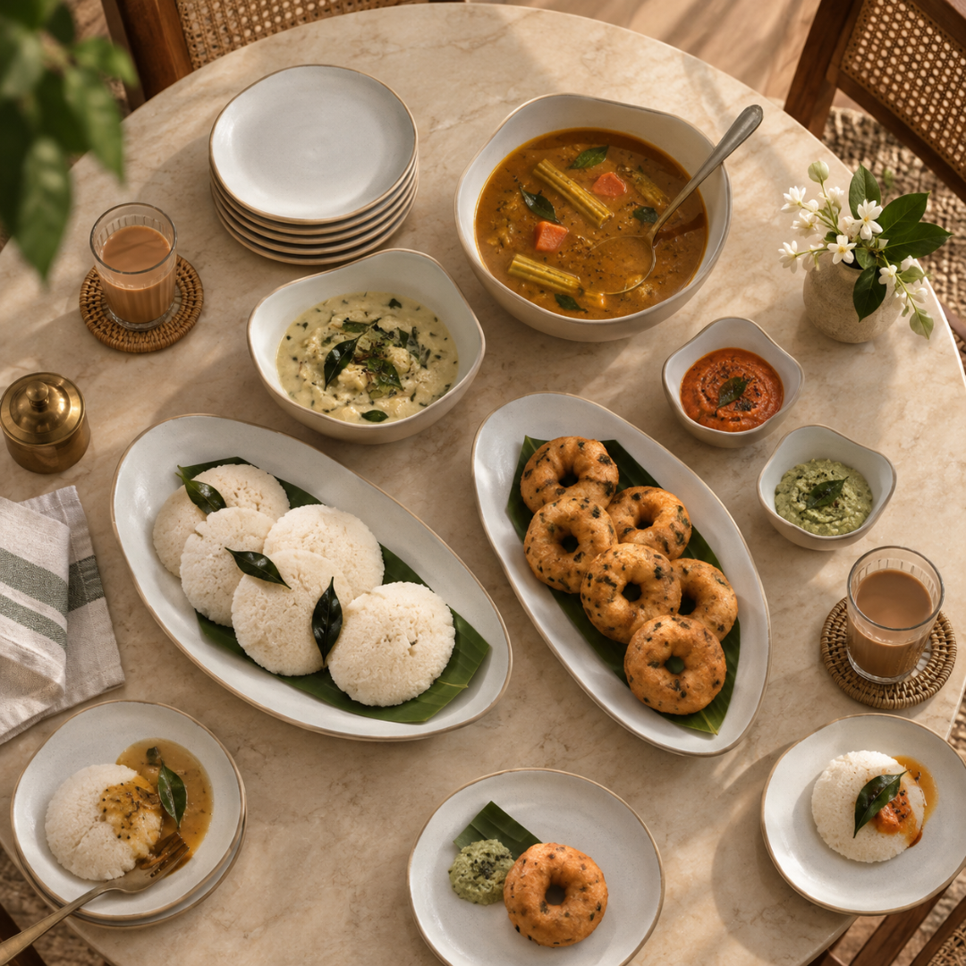 Snack Platter Set | 12-Piece Ceramic Serveware Set
