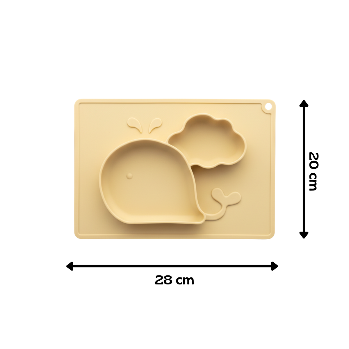 Meal Time Set | Soft Silicone Meal Plate with Animal Shapes for Kids