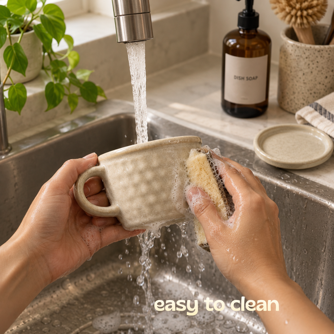 Ceramic Soup Cup with Multi-functional Lid & Saucer