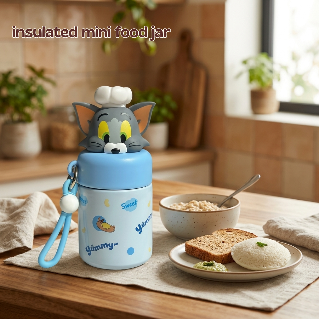 Tom & Jerry Mini Food Jar – 200ml Insulated Container