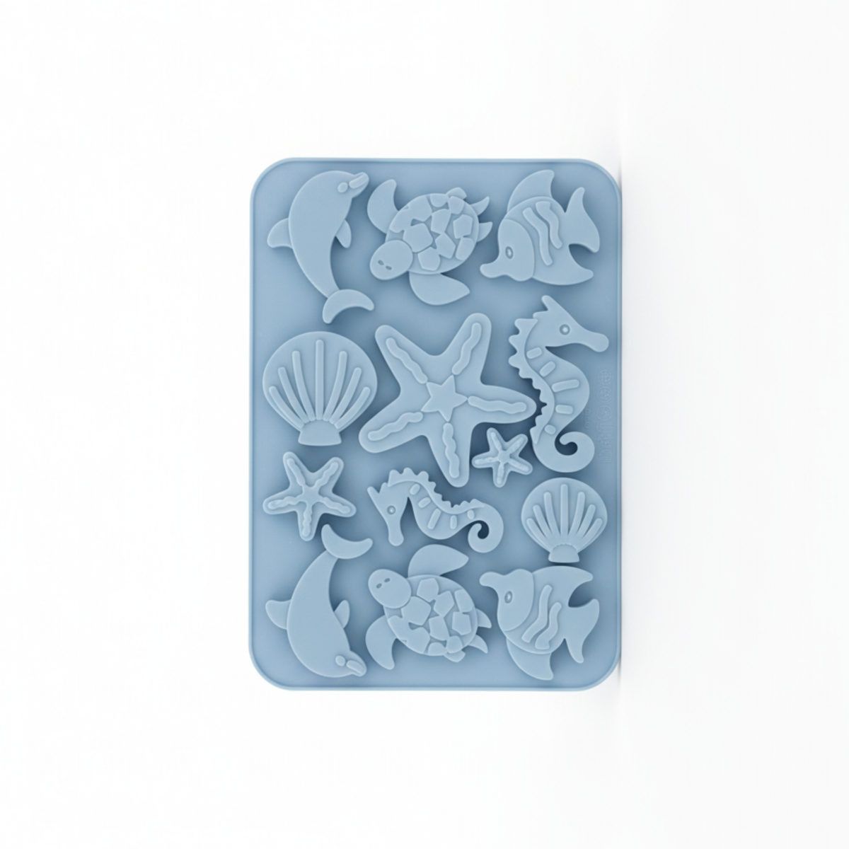 Ocean-Themed Silicone 13-Cavity Multipurpose Chocolate & Baking Mold