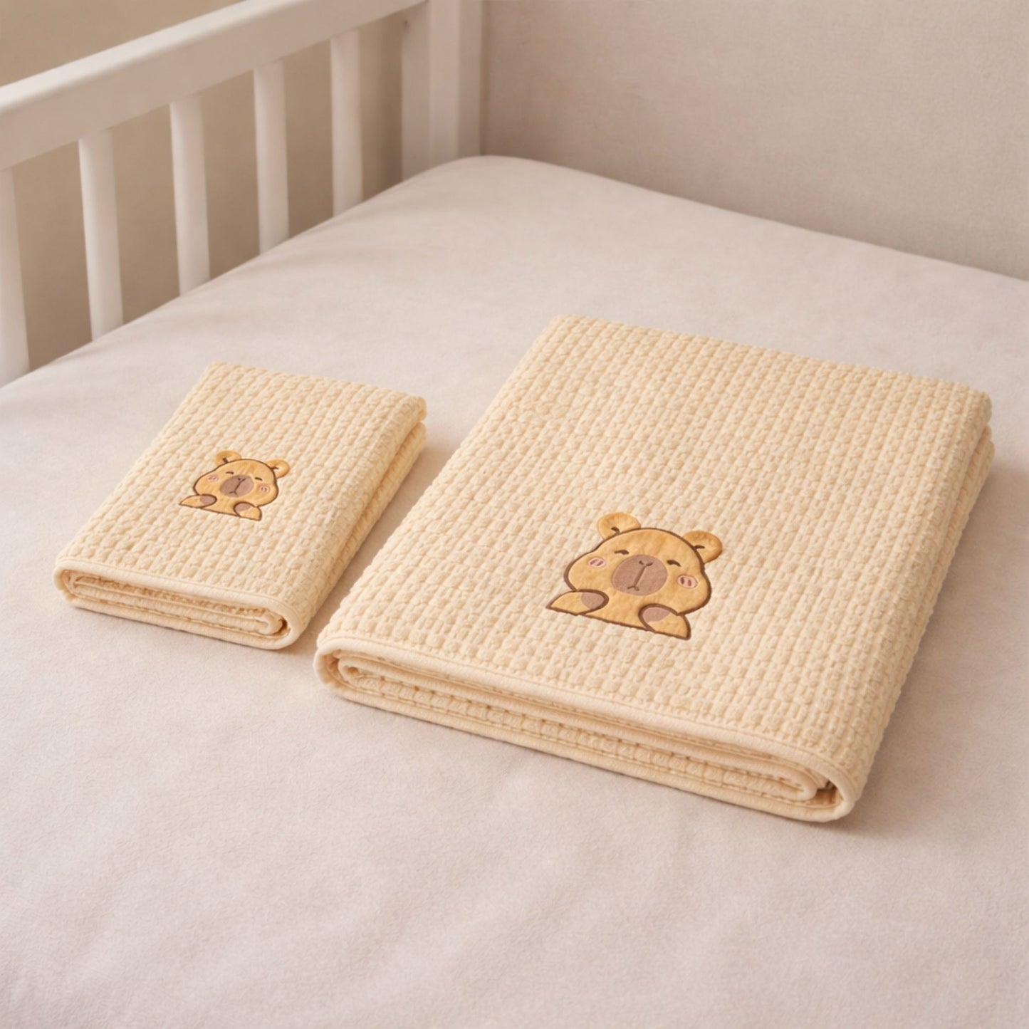 Ultra-Soft Baby Towel| ToddlerTeddy Bear Towel | Set of 2 | For Daily Use and Gifting
