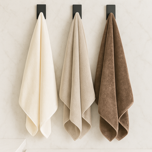 Bath Towel - Neutral | Soft Microfibre Neutral Colour Bath Towel
