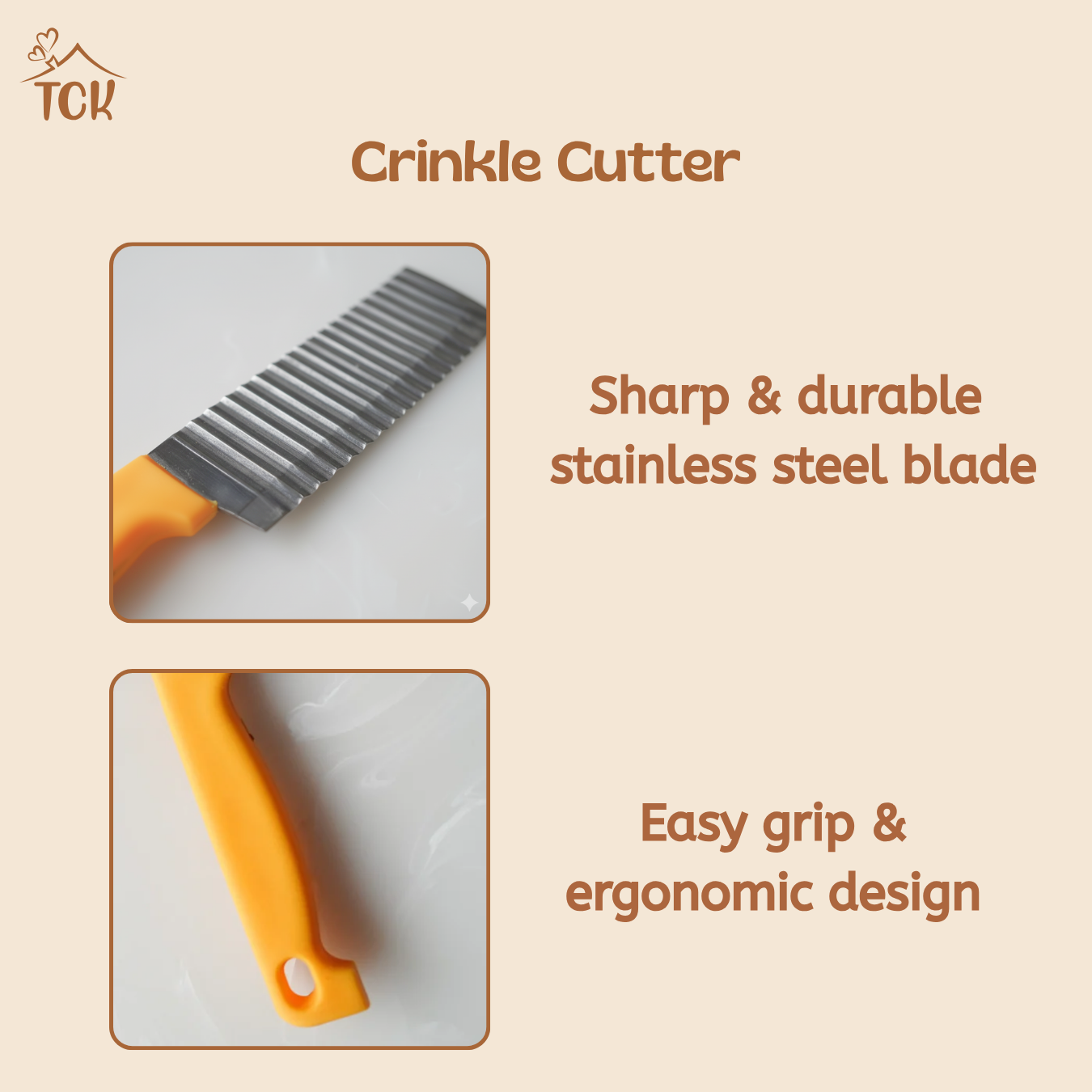 The Crinkle Combo | Set of 2 | Pro Peeler + Crinkle Cutter