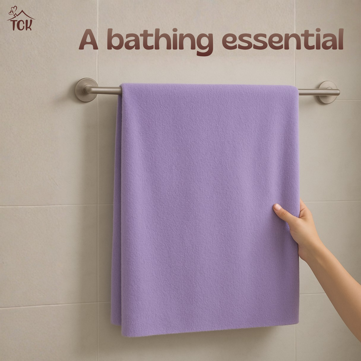 Bath Towel - Pastels | Soft Microfibre Pastels Colour Bath Towel | Free Face Towel