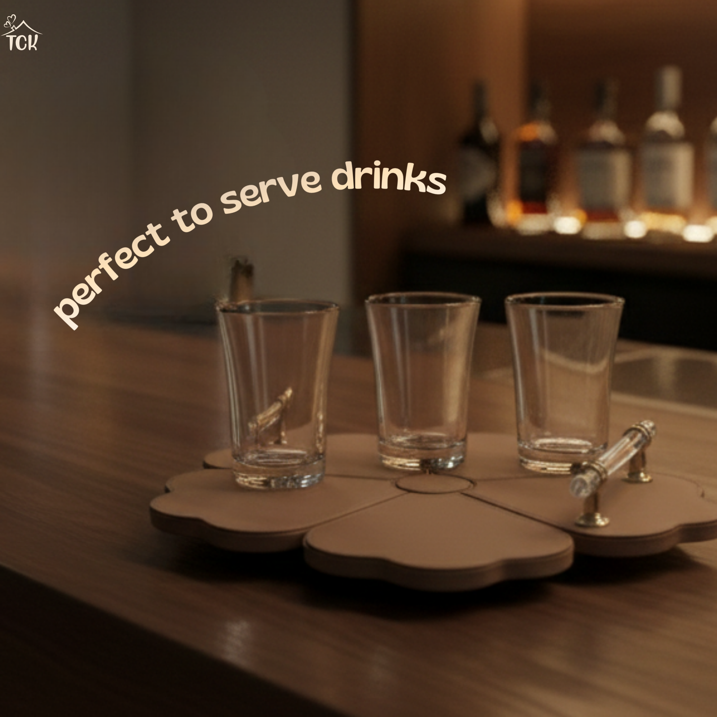 Luxe Faux Leather Serving & Décor Tray (Set of 2)