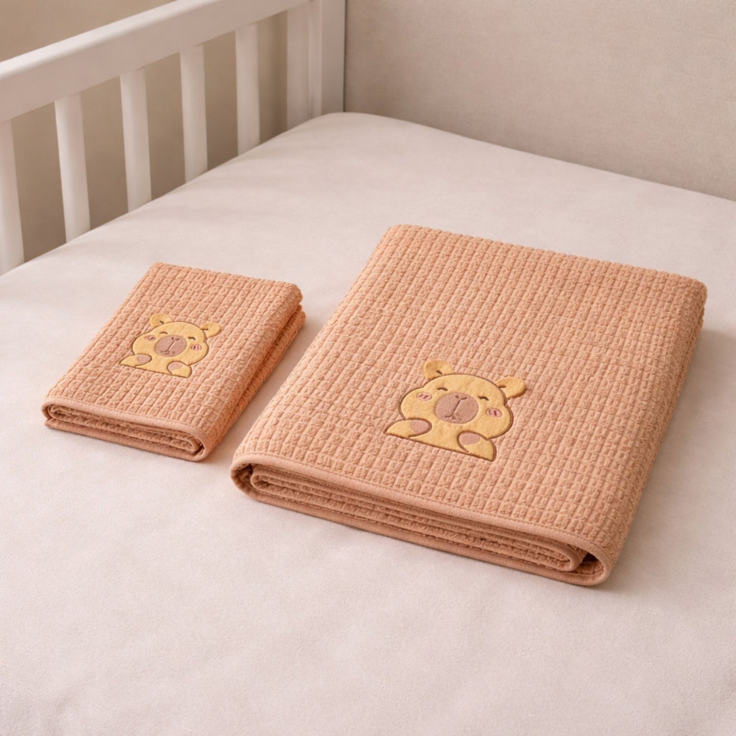 Ultra-Soft Baby Towel| ToddlerTeddy Bear Towel | Set of 2 | For Daily Use and Gifting
