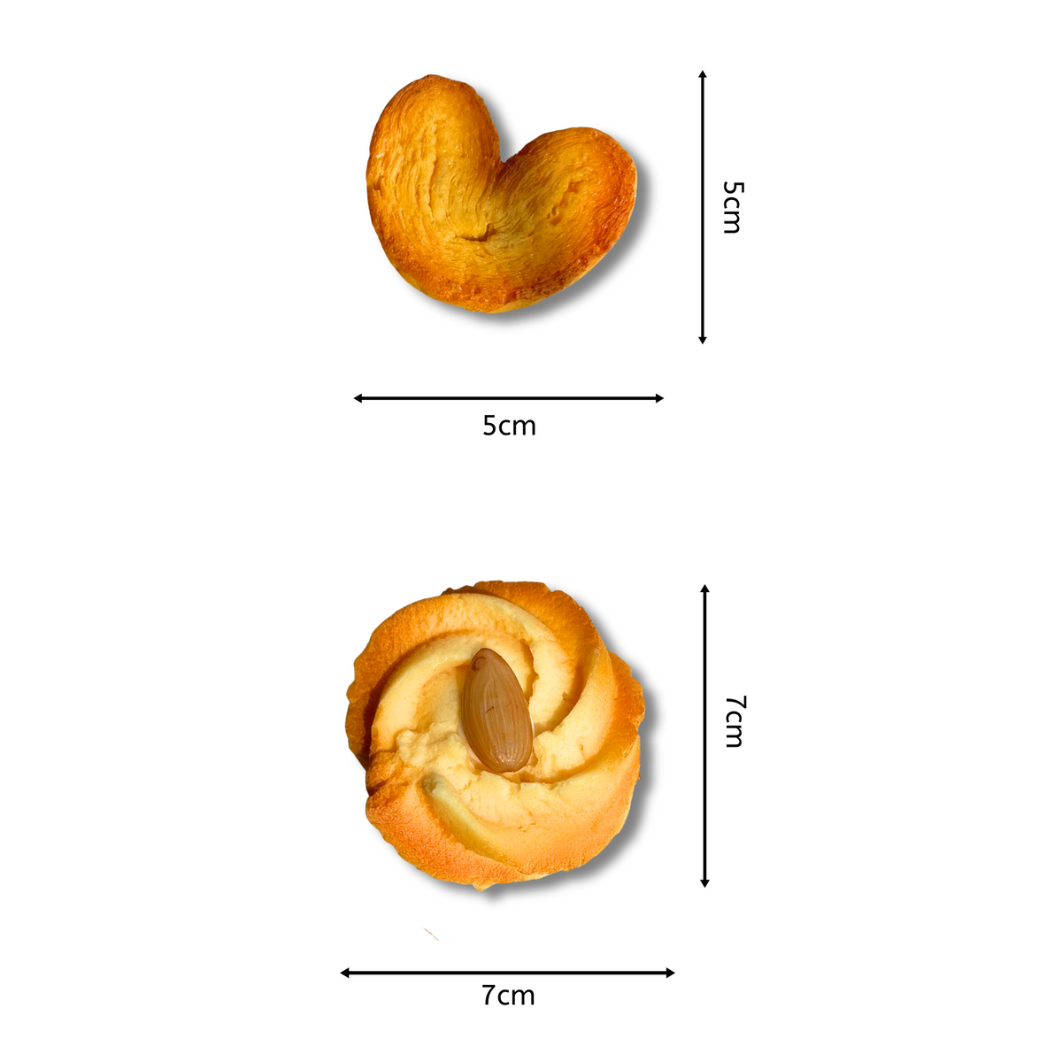 French Pastry Fridge Magnets (set of 2)