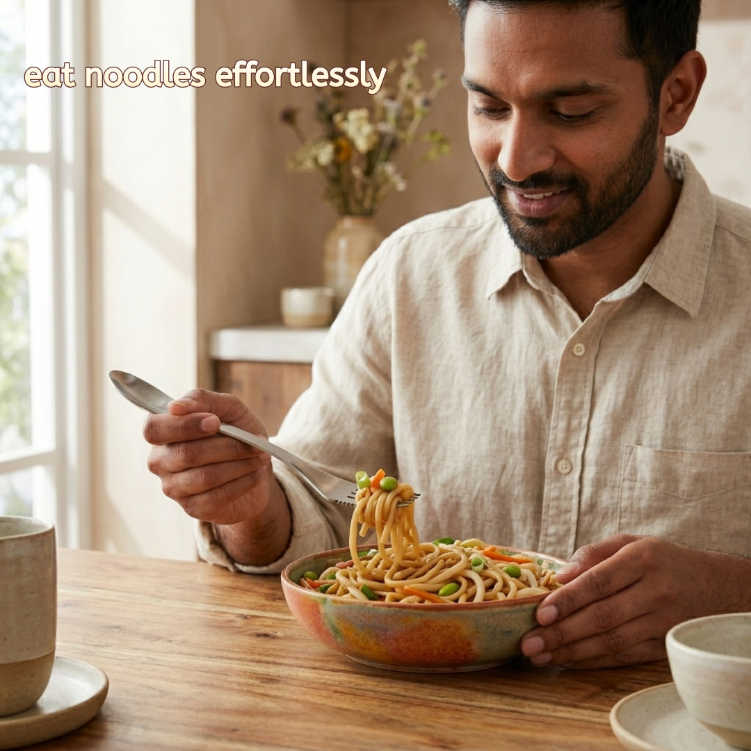 3-in-1 Stainless Steel Spork & Butter Knife | Spoon & Fork