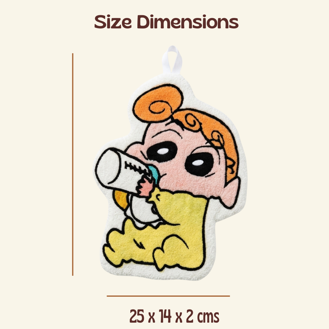 Shinchan and Friends Hand Towel | | Soft Terrycloth Hand Towels