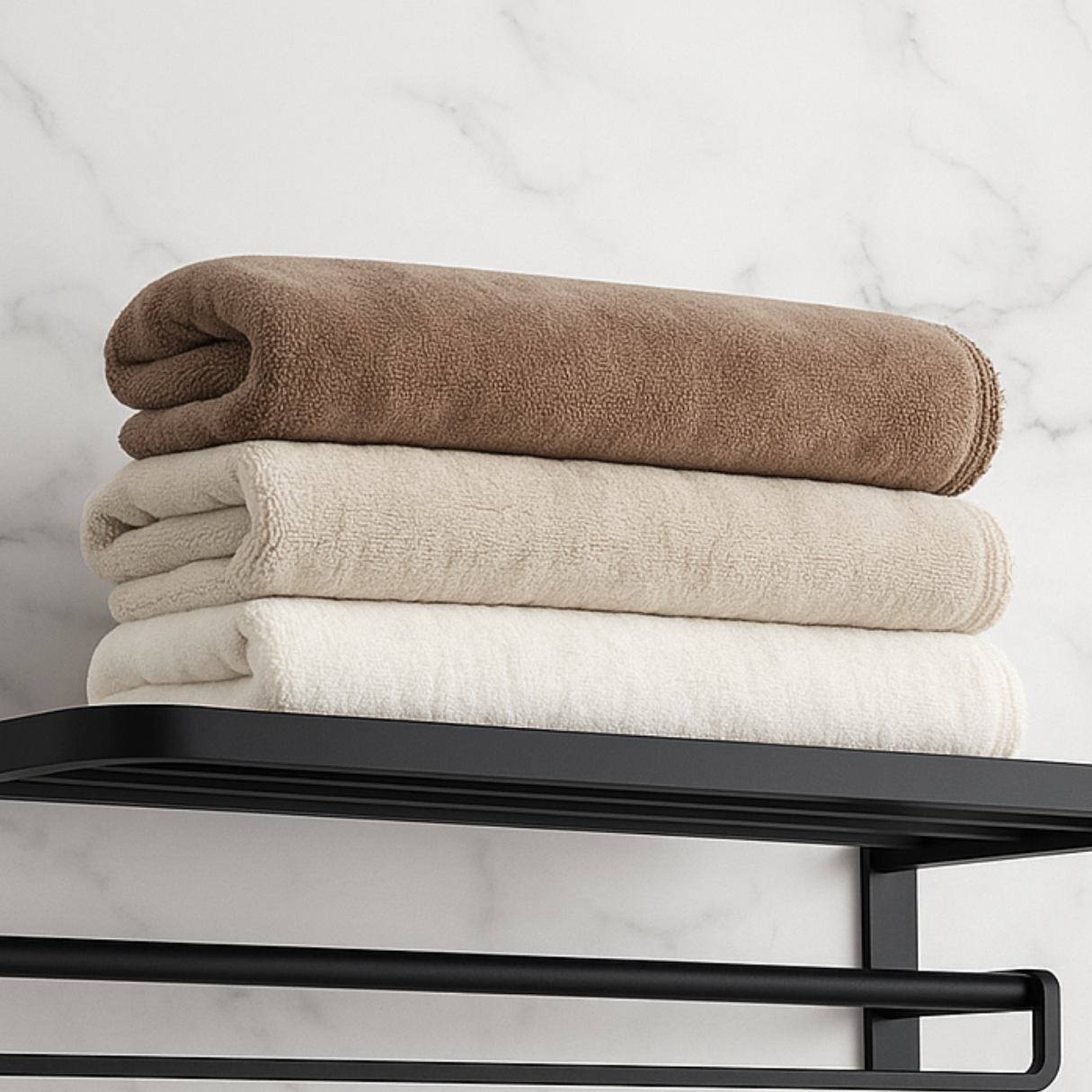 Bath Towel - Neutral | Soft Microfibre Neutral Colour Bath Towel