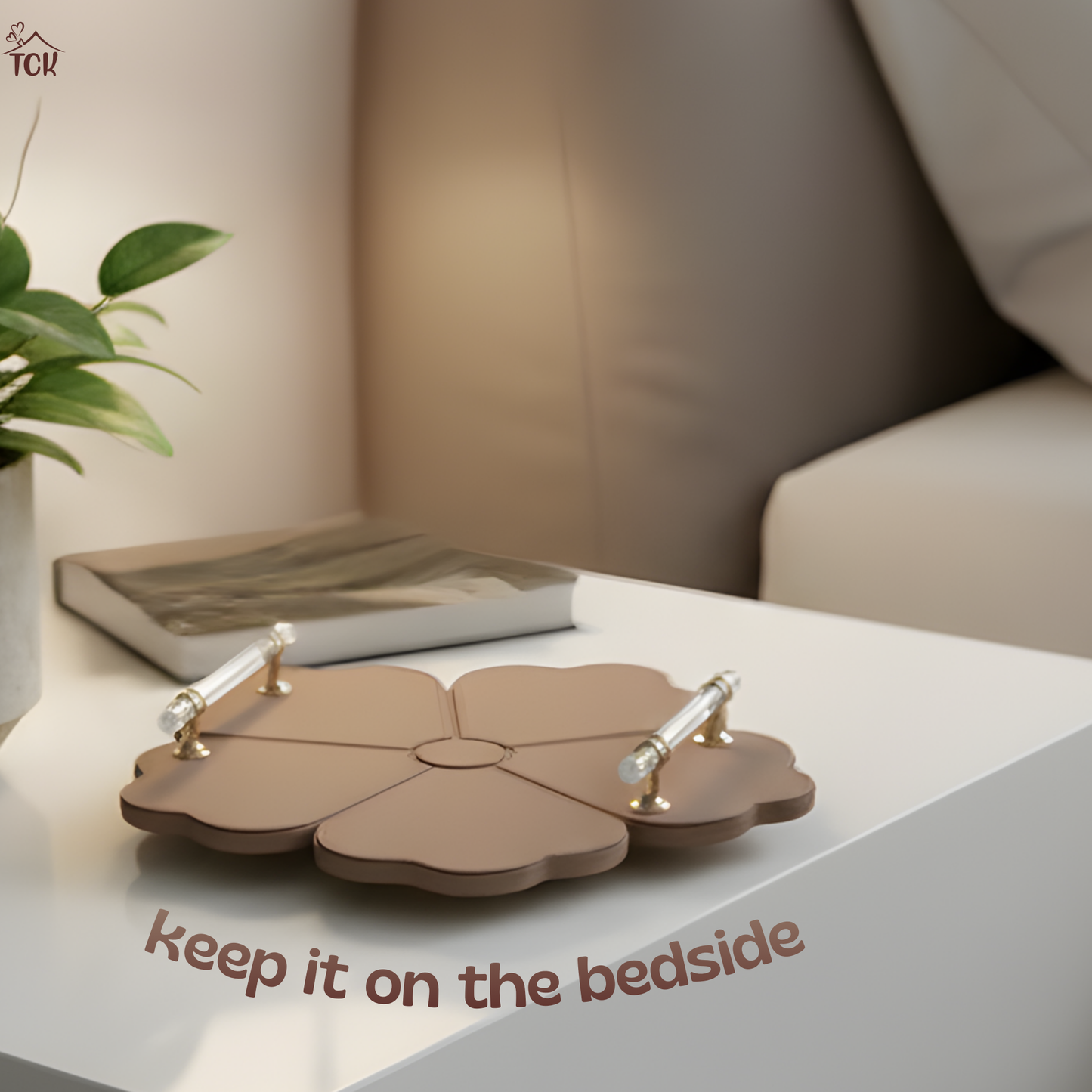 Luxe Faux Leather Serving & Décor Tray (Set of 2)