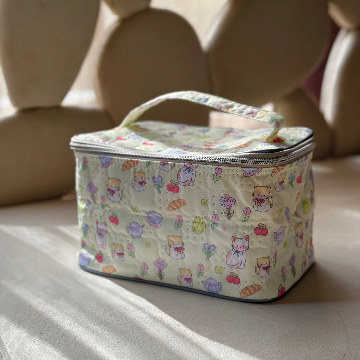 Vanity Bag | Quilted Water Resistant Vanity Bag