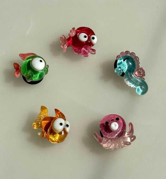 Under the sea charms (set of 5) 🐟