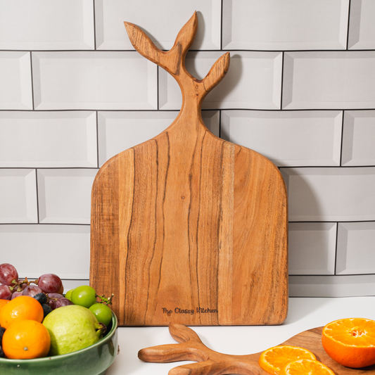 Deerly Beloved 🦌 | Premium Acacia Wood Chopping and Serving Board with Beeswax Finish