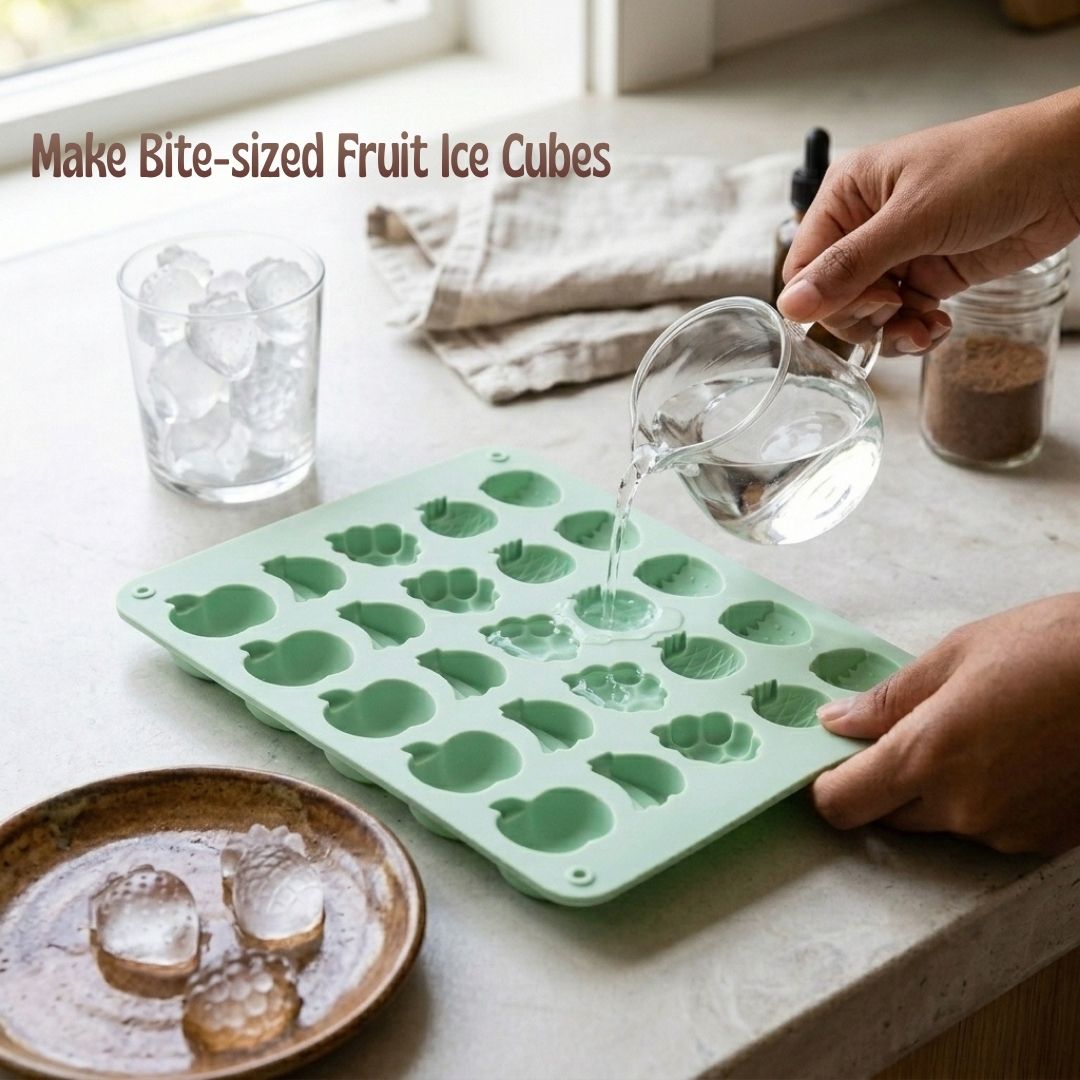 Fruits Silicone Mold – 25 Cavity Multipurpose Chocolate & Baking Mold