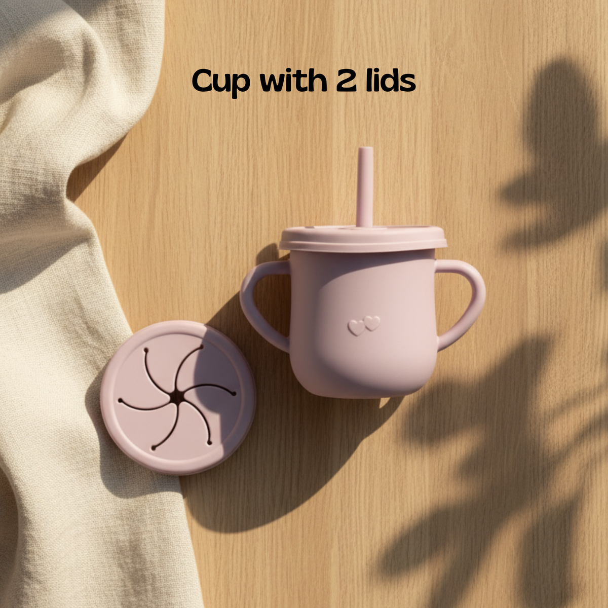Purple Squirrel Baby's Meal Set | 10 piece silicone meal set for babies and toddlers