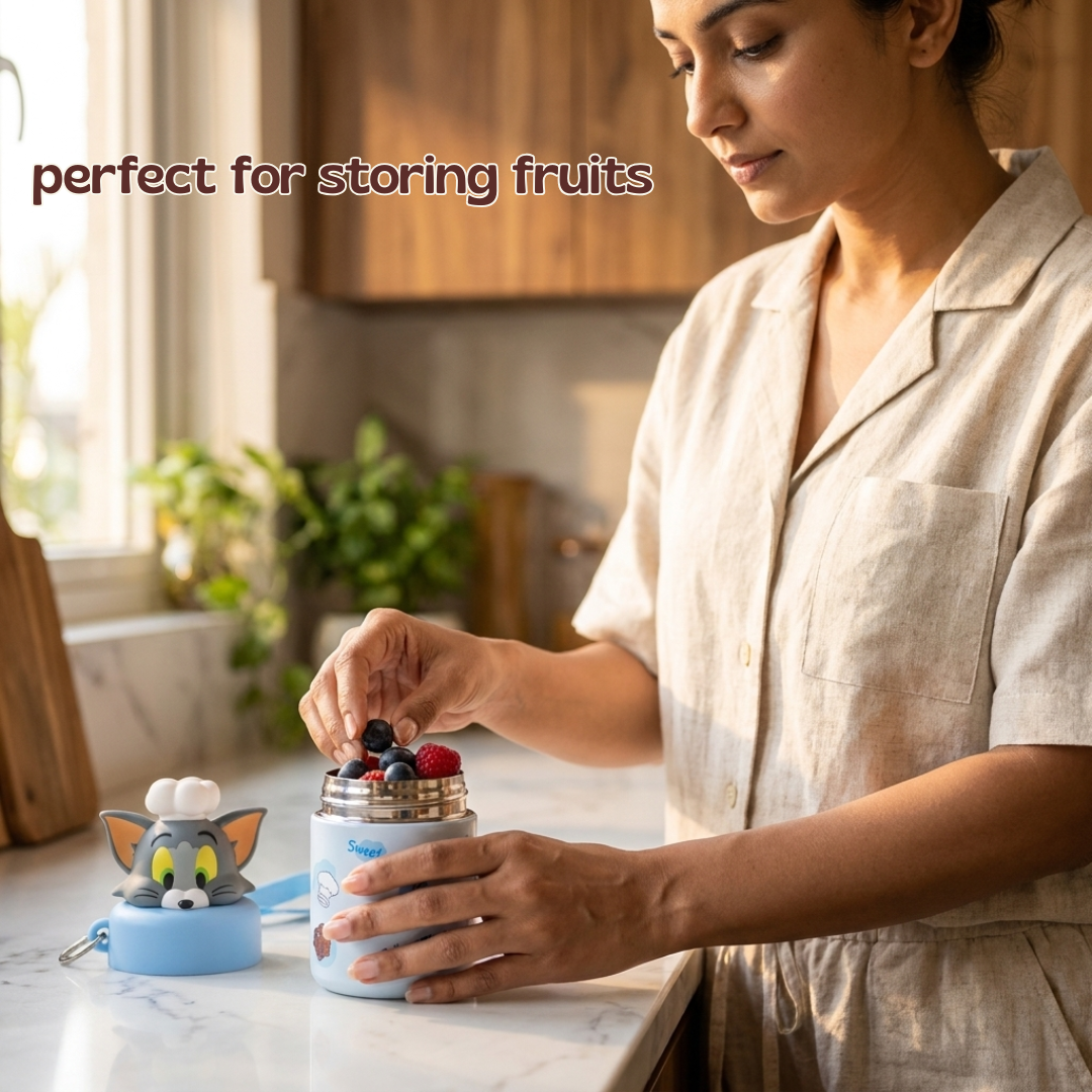 Tom & Jerry Mini Food Jar – 200ml Insulated Container