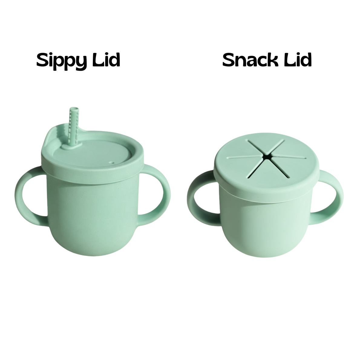 Green Dino Baby's Meal Set | 9 piece silicone meal set for babies and toddlers