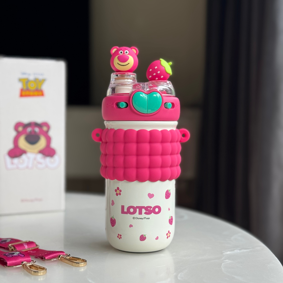 Double Head Drink Stainless Steel Bottle | Insulated bottles for Toddlers|  520 ml