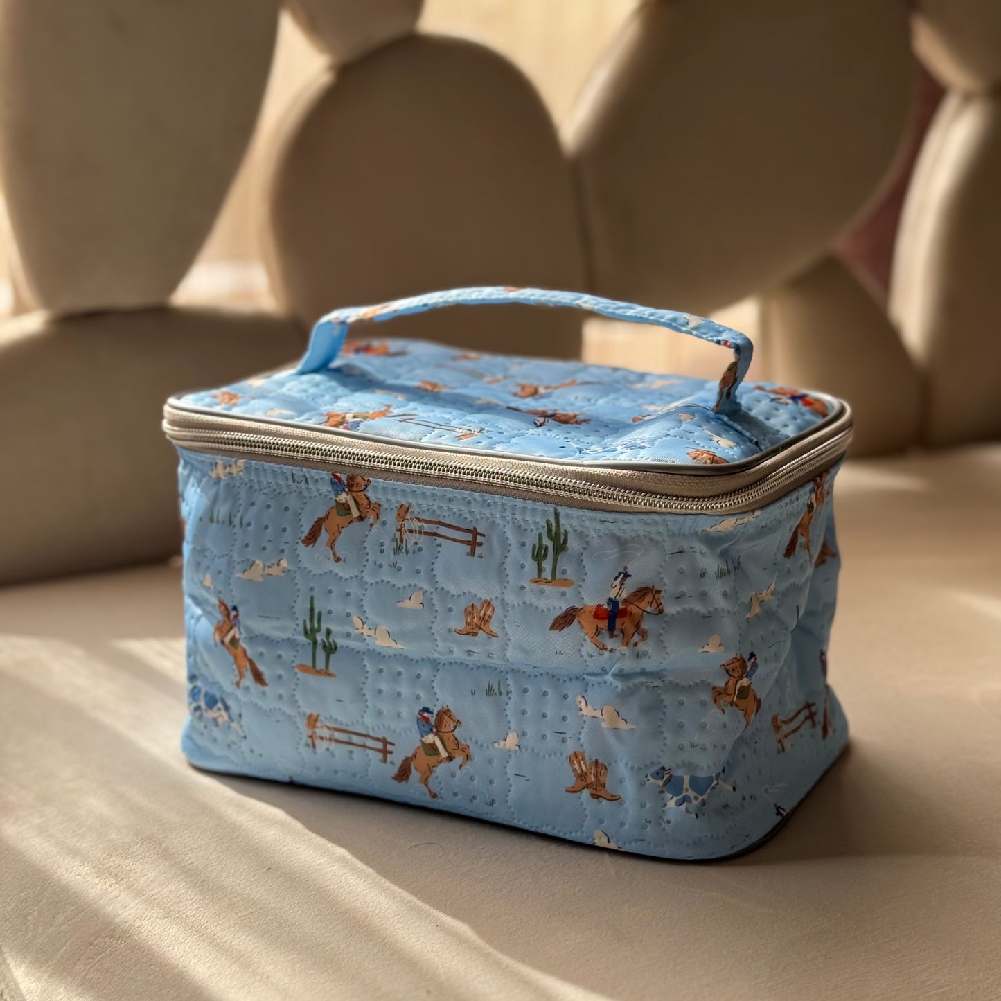 Vanity Bag | Quilted Water Resistant Vanity Bag