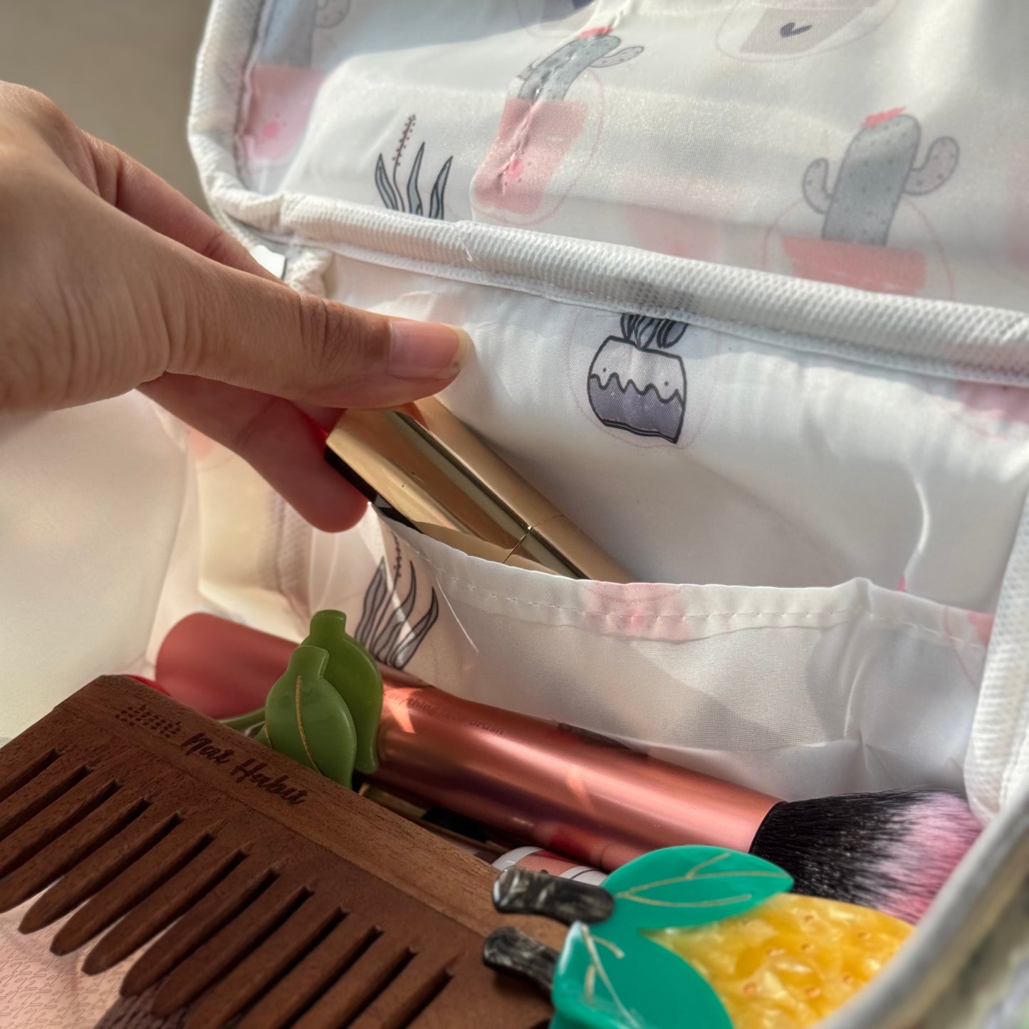 Vanity Bag | Quilted Water Resistant Vanity Bag