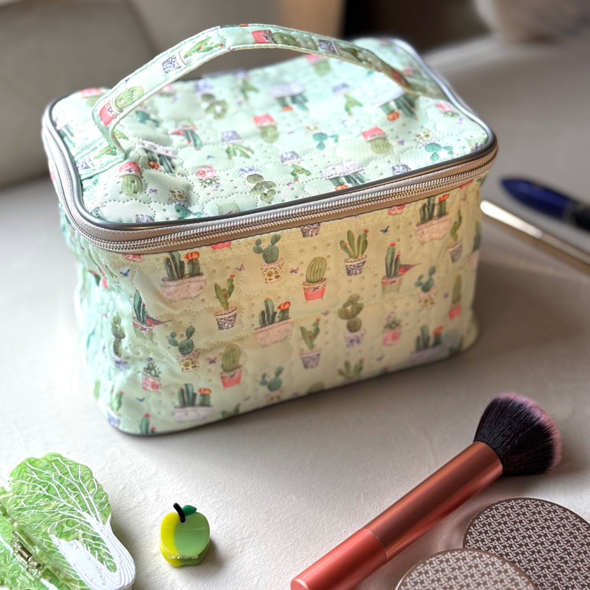 Vanity Bag | Quilted Water Resistant Vanity Bag
