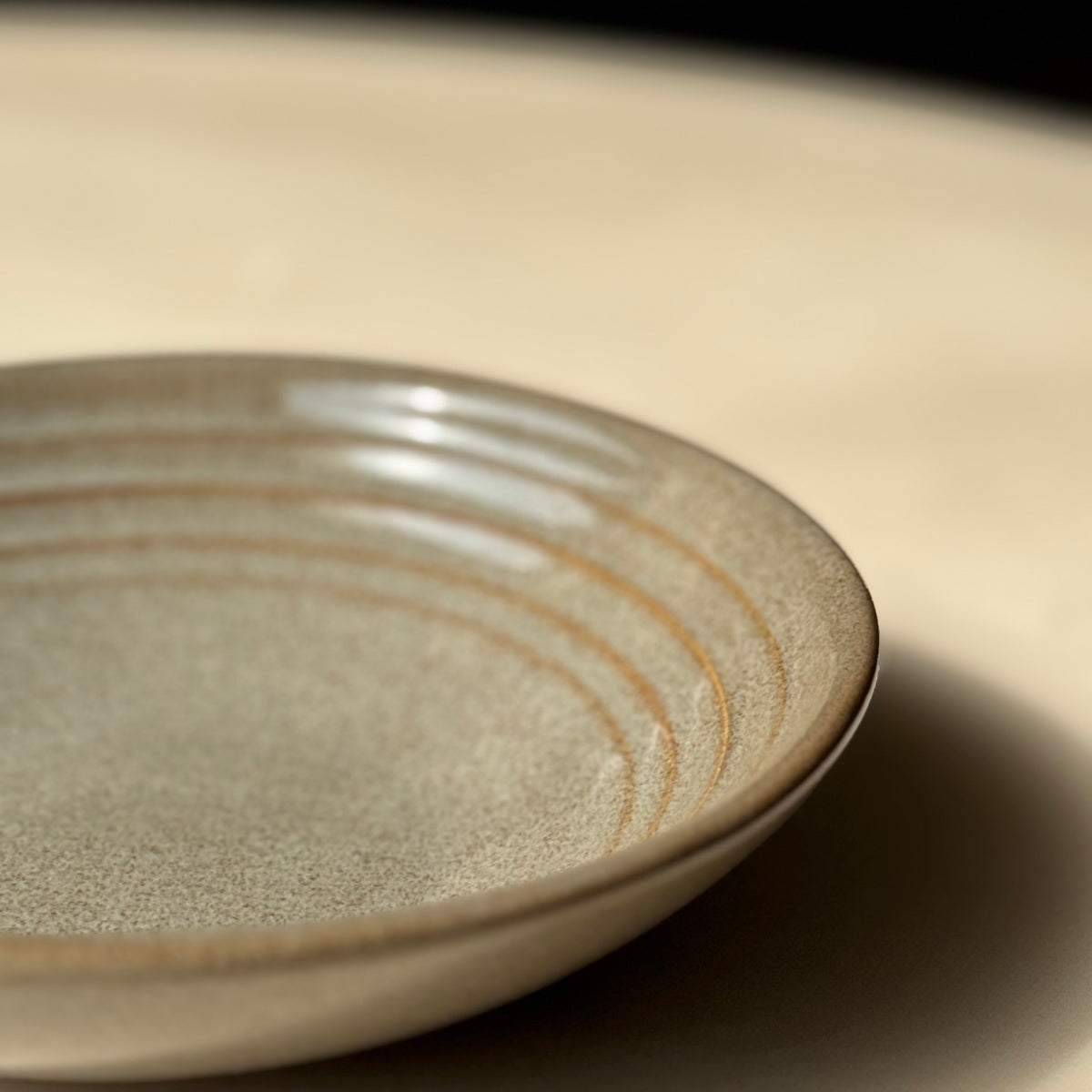 Textured Ceramic Pasta Plate
