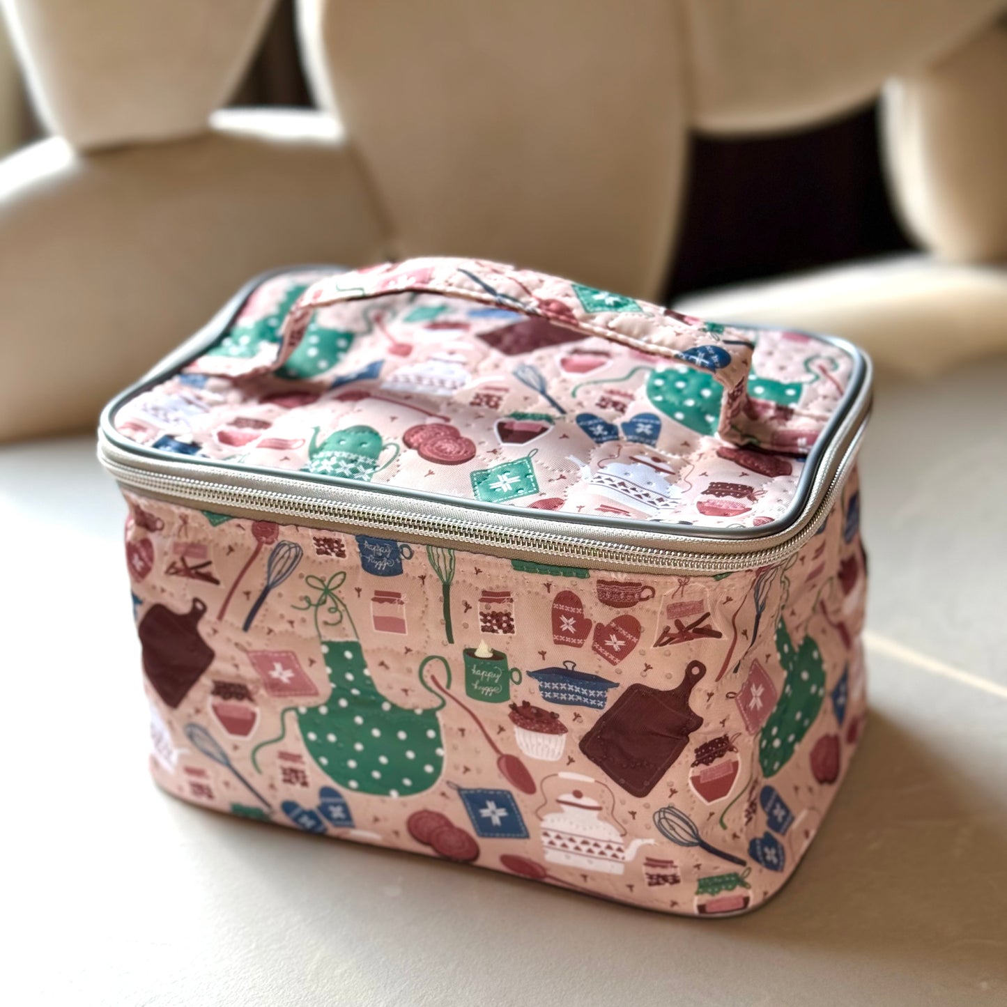 Vanity Bag | Quilted Water Resistant Vanity Bag