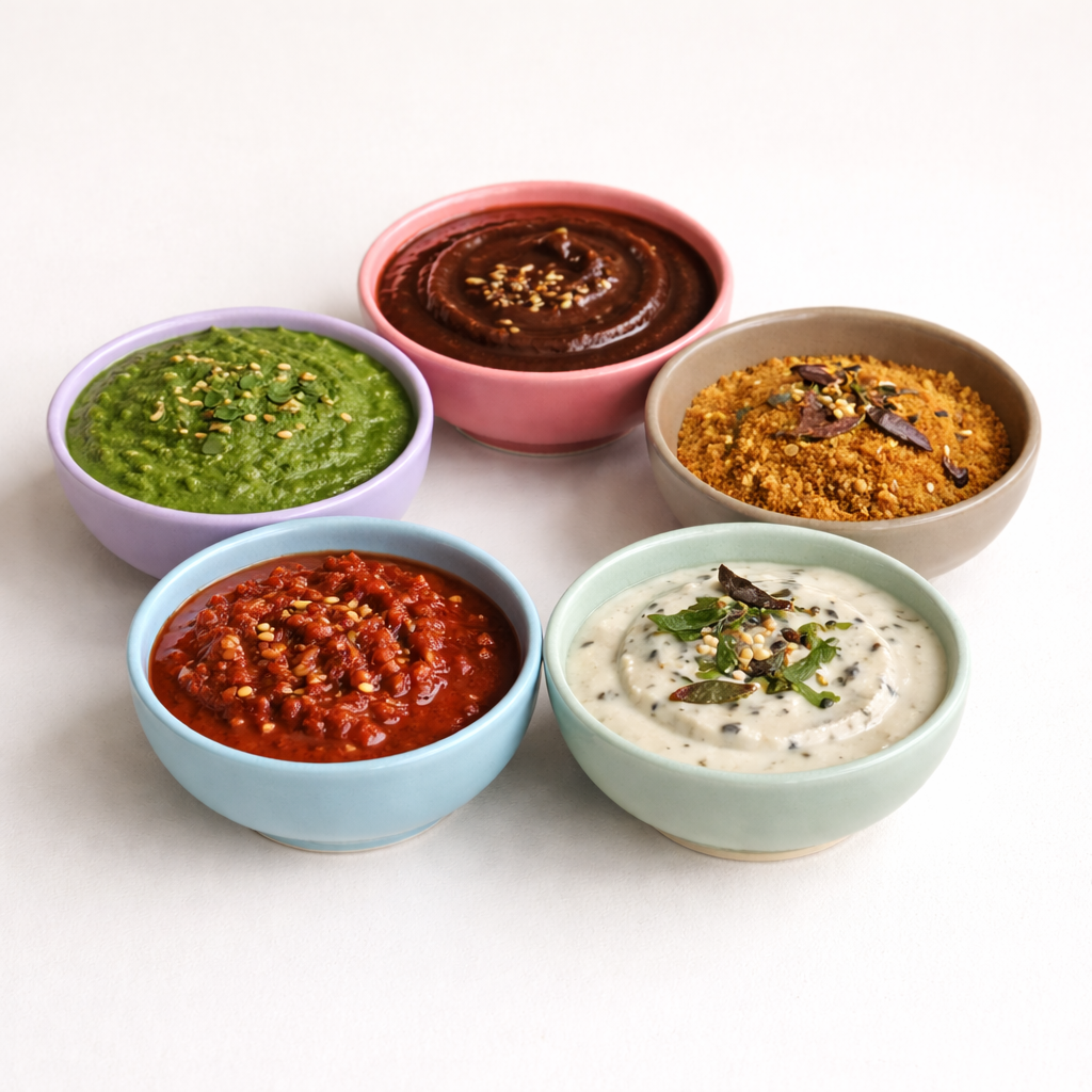 Pastel Ceramic Small Chutney Bowls