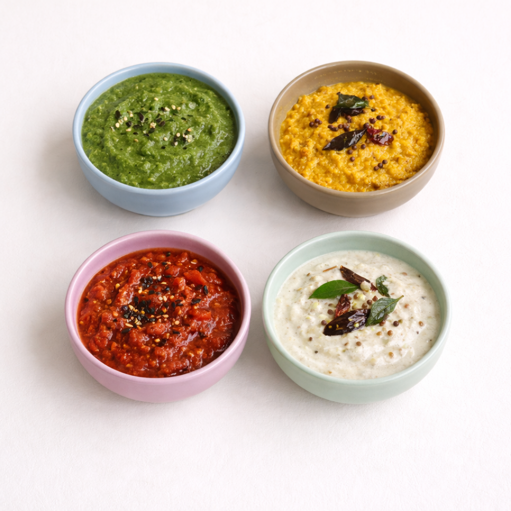 Pastel Ceramic Small Chutney Bowls