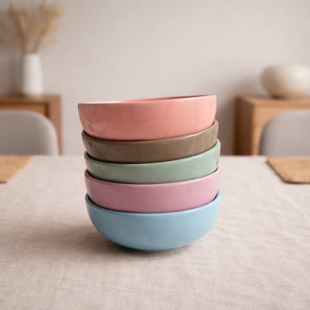 Pastel Rajma Chawal Bowls