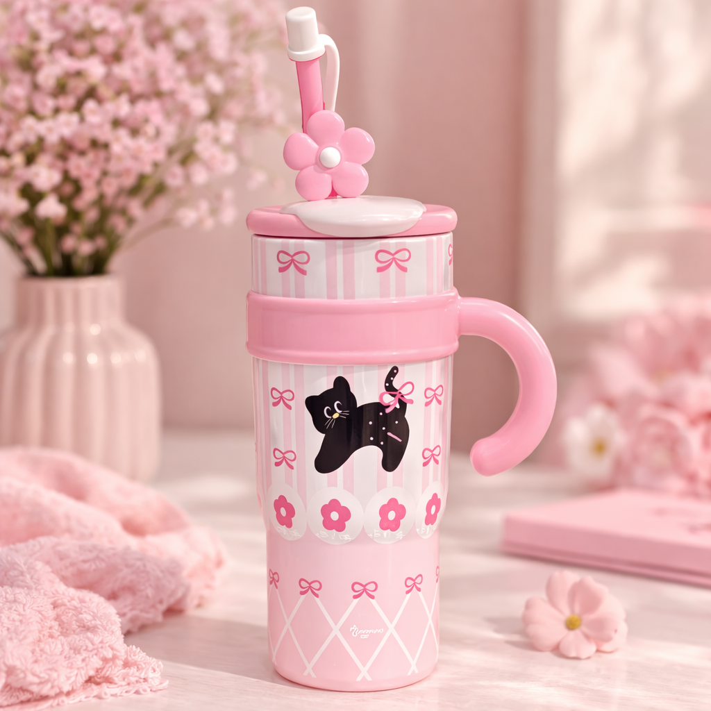 Flower Sipper | Insulated 1.2L Sipper with Straw & Filter