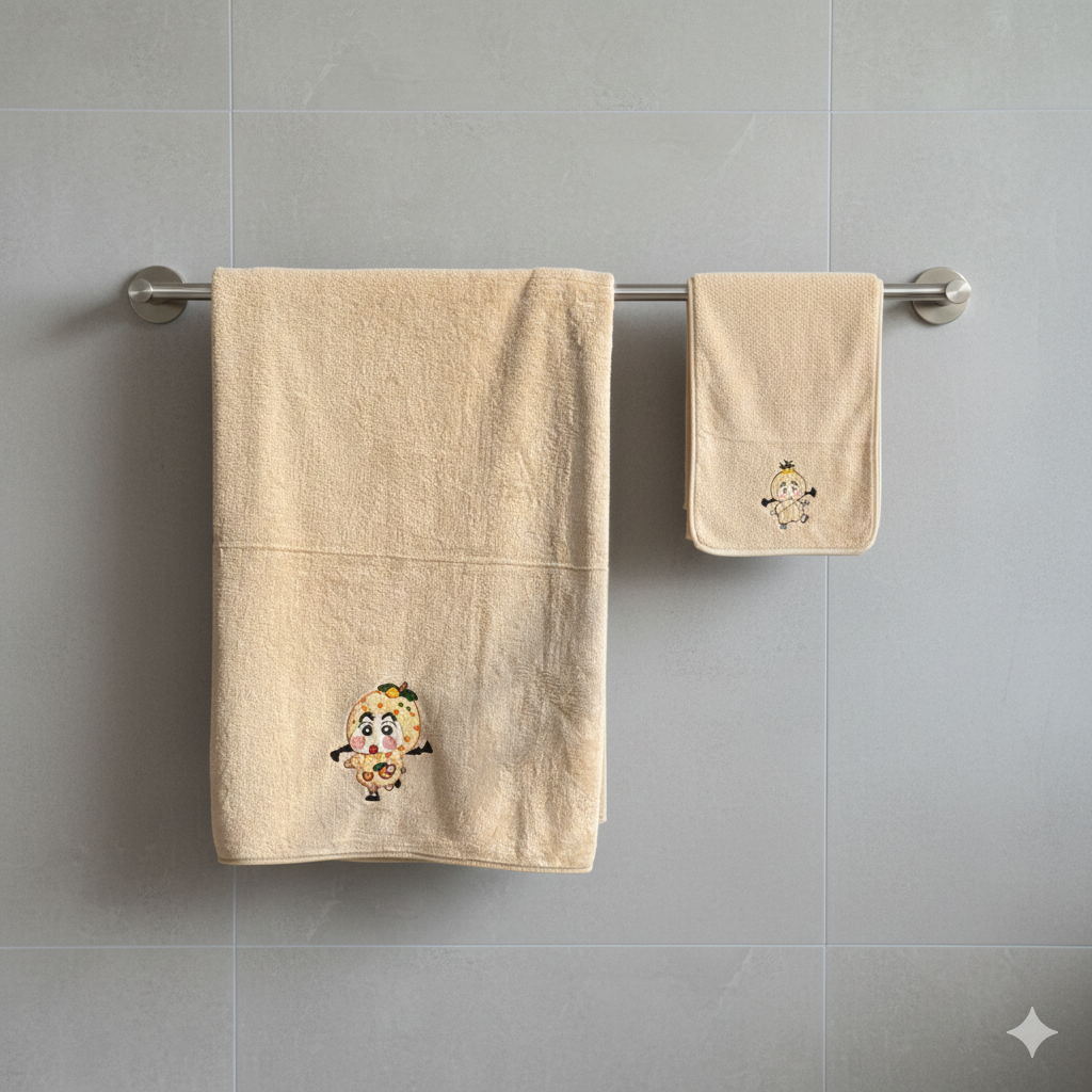 Microfiber Baby & Toddler Shinchan Towels | Set of 2 | Hand towel and Bath Towel | Daily use & Gifting