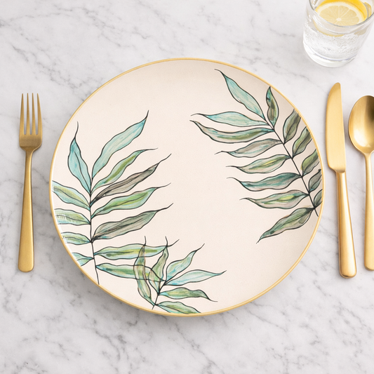 Hand Painted Dinner Plate