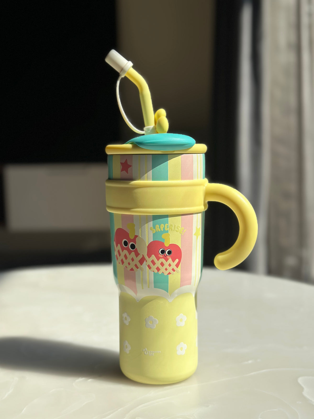 Flower Sipper | Insulated 1.2L Sipper with Straw & Filter