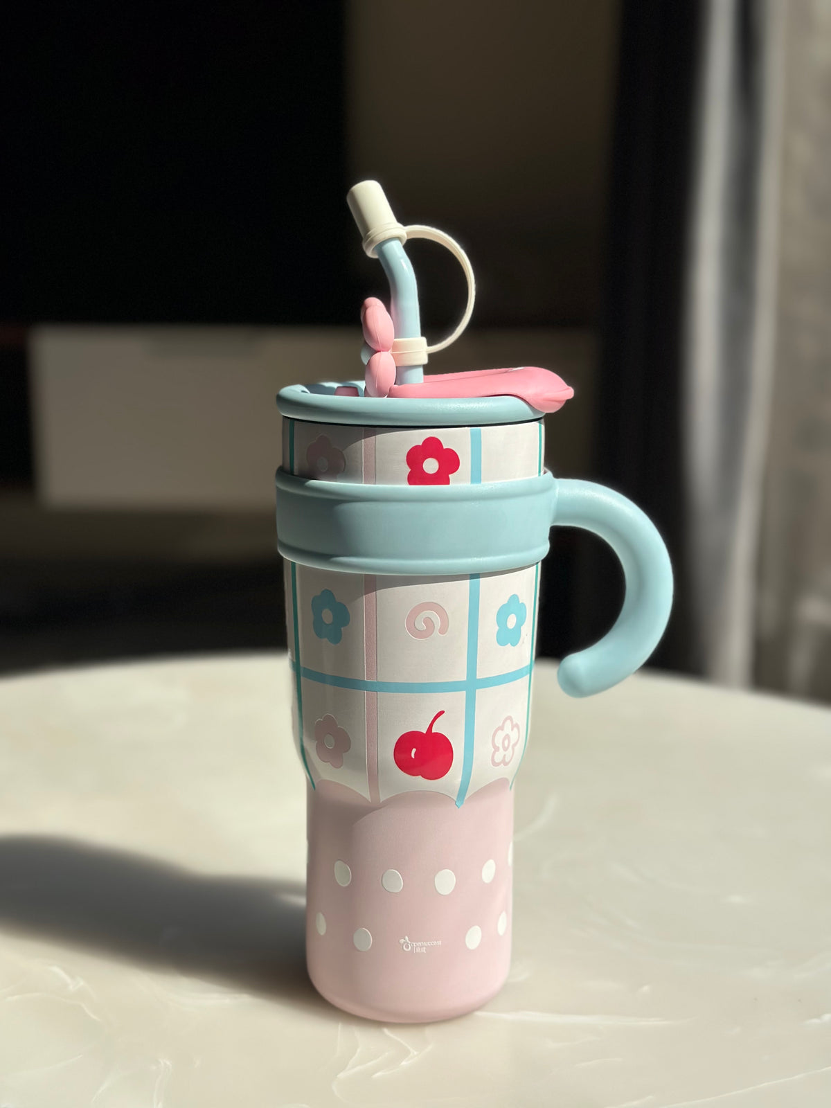 Flower Sipper | Insulated 1.2L Sipper with Straw & Filter