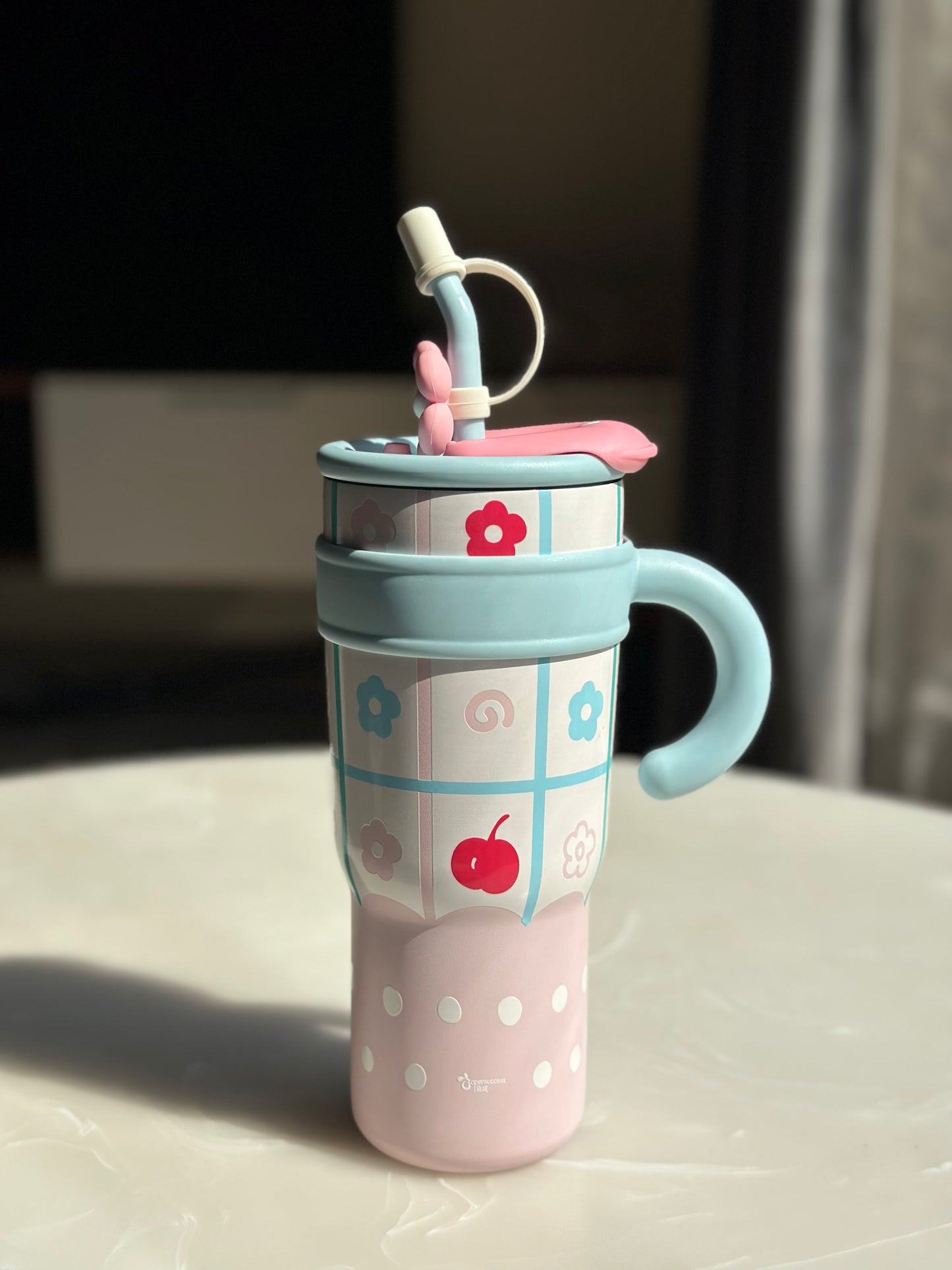 Flower Sipper | Insulated 1.2L Sipper with Straw & Filter
